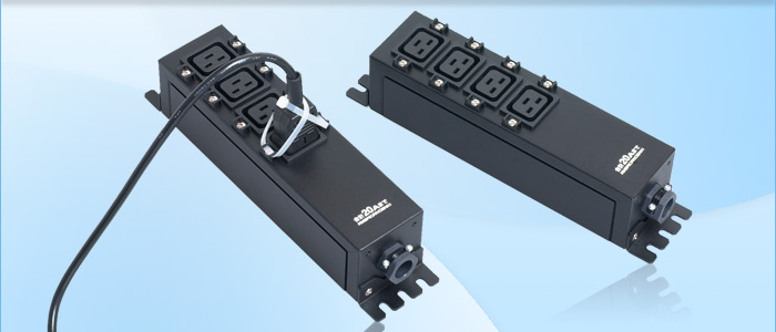 アメリカン電機 IEC C-13 コンセントバー6コ口 ロック機能付 1Uタイプ 接地形2P 20A 250V HA9060LC 